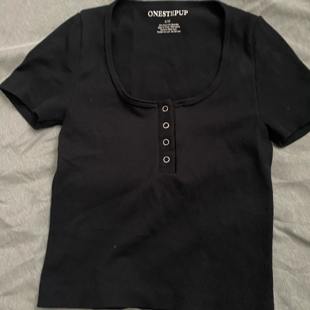 One Step Ahead Black Women's Top